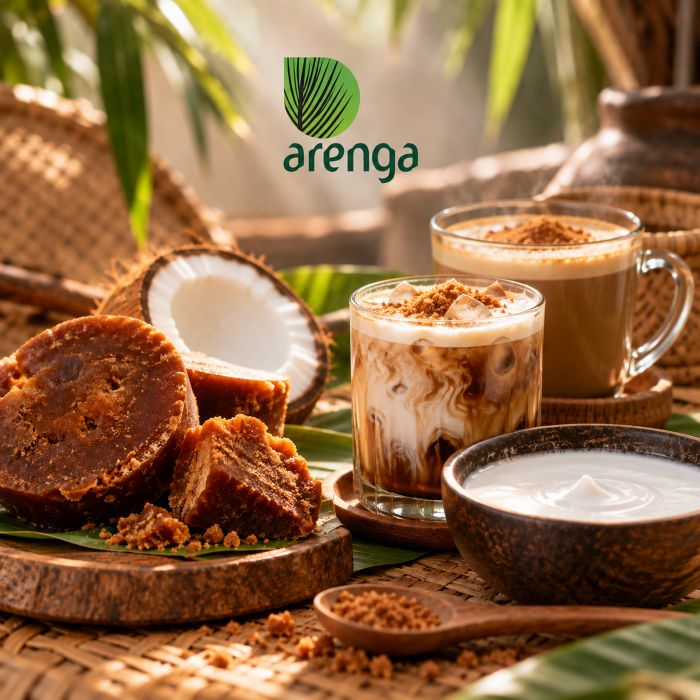 Gula aren dan santan bertemu dalam satu cerita rasa Nusantara—dari bahan pangan lokal hingga hidangan yang akrab di meja makan.